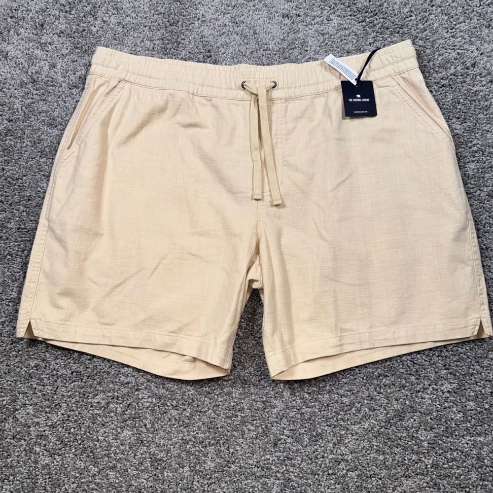 The Normal Brand Shorts Mens Stretch Sand Dune XXL NEW